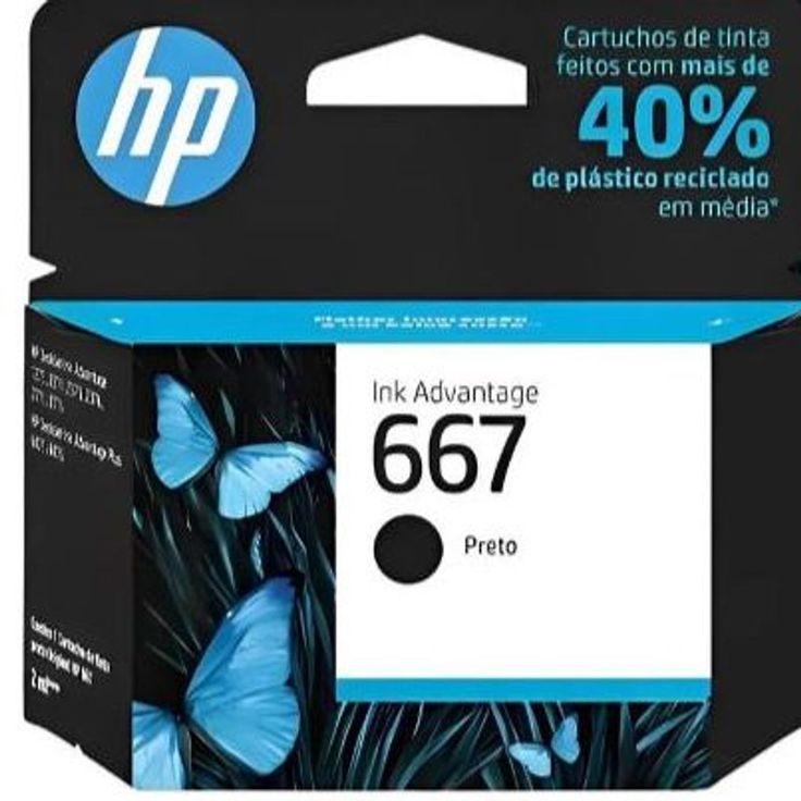 CARTUCHO HP 667 - BLACK