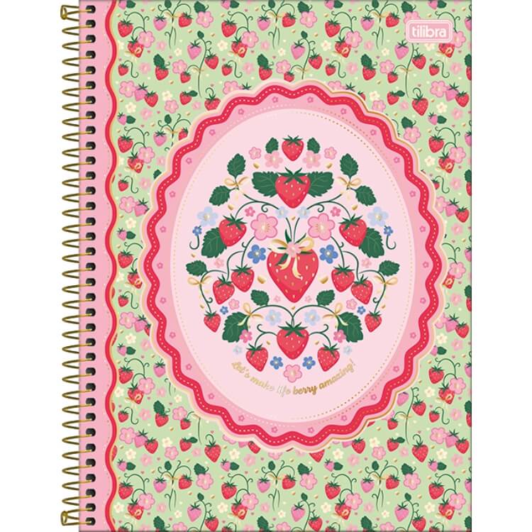 Caderno Be Berry Tilibra 10 Matérias