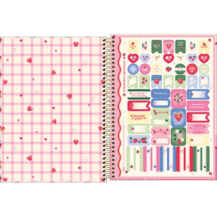 Caderno Be Berry Tilibra 10 Matérias - Imagem 4