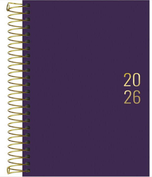 Agenda 2026 Napoli Cores Espiral 176 fls. 129 mm x 187 mm - Tilibra - Imagem 4
