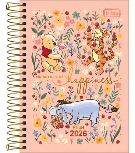 Agenda Planner Espiral Pooh M7 2026 – UN - Imagem 6