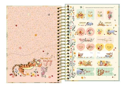 Agenda Planner Espiral Pooh M7 2026 – UN - Imagem 4