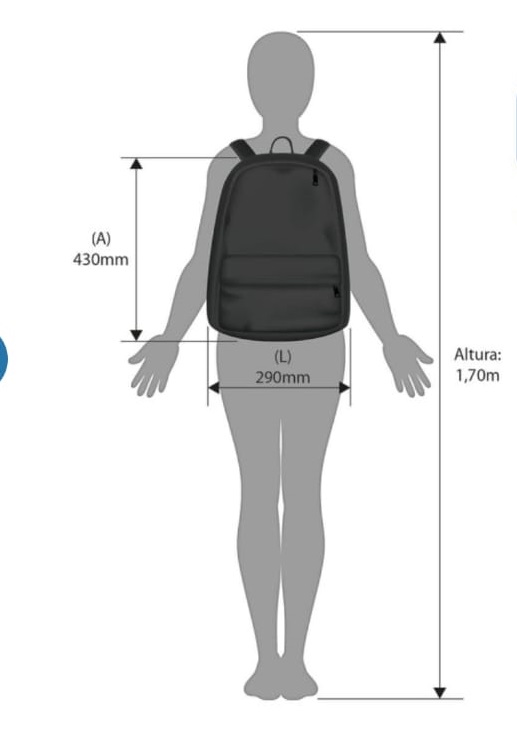 Mochila de Costas Académie Listras e Poás Holográfica - Imagem 7
