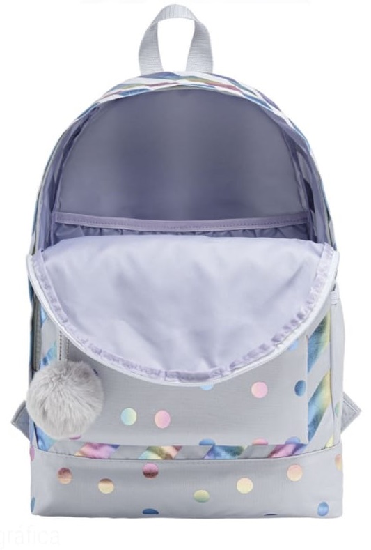 Mochila de Costas Académie Listras e Poás Holográfica - Imagem 5