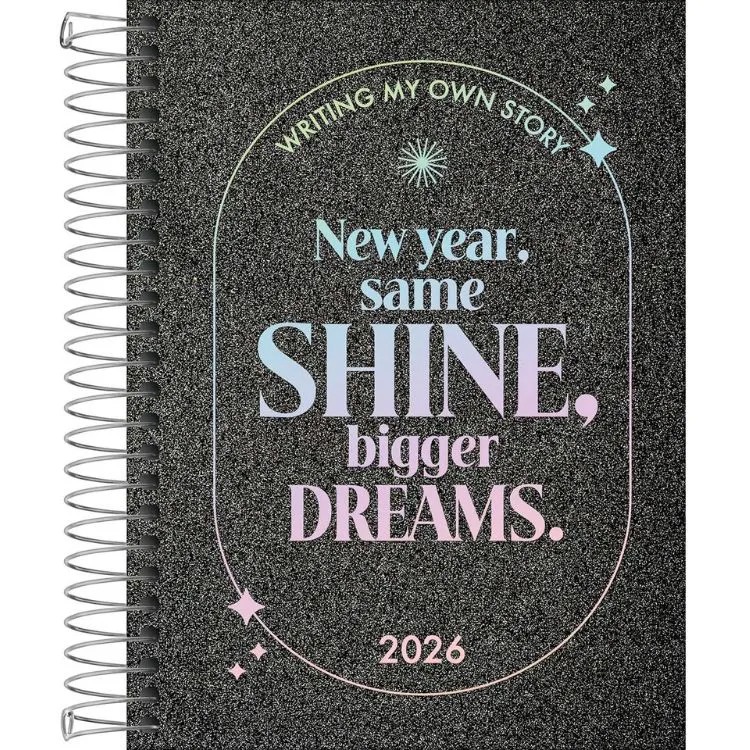 Agenda Espiral Shine 2026 - TILIBRA
