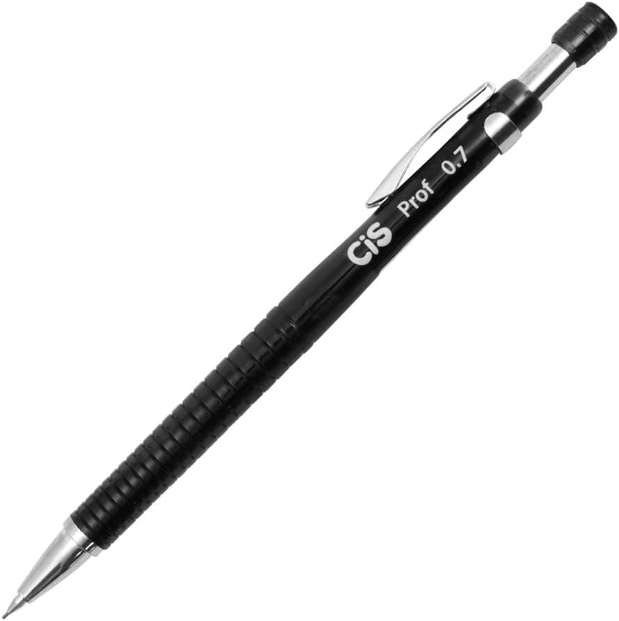 CiS Lapiseira Técnica Prof - 0.7 mm - Preta - Blister c/1 unidade - Imagem 2
