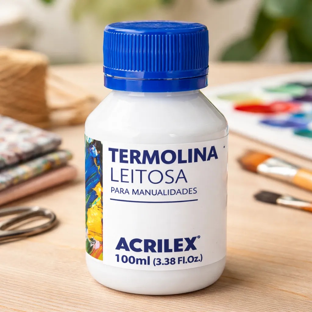 Termolina Leitosa Acrilex Para Artesanato Acabamento Premium