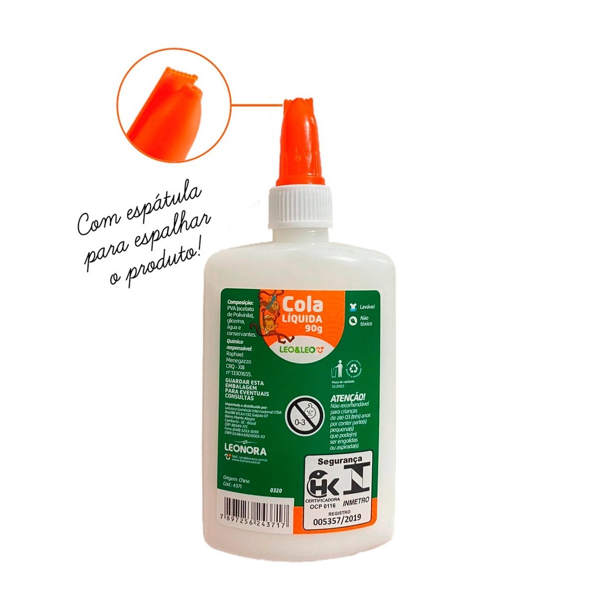 Cola Líquida Branca - Leo & Leo 90g