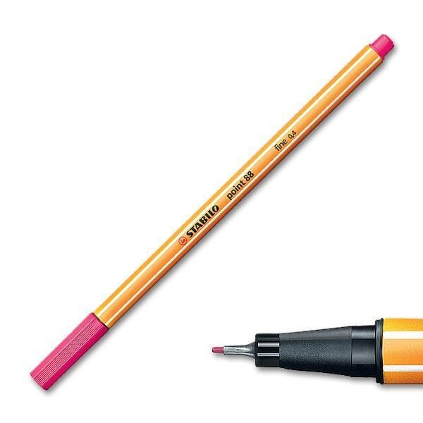 Caneta Stabilo Point 88 Fine 0.4mm Rosa
