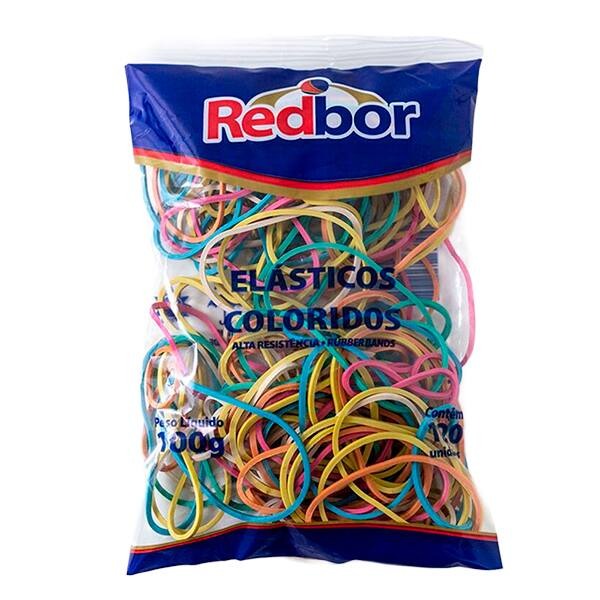 Elástico látex coloridos n.18, 120 unidades