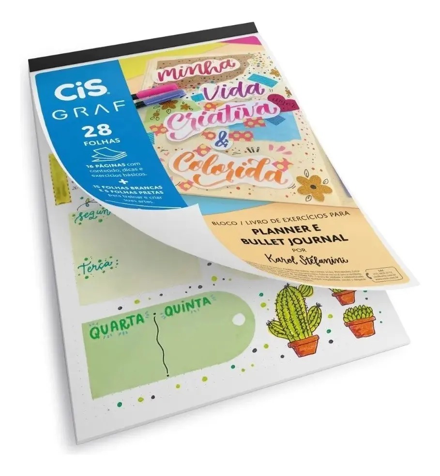 Bloco Planner E Bullet Journal A4 Cis - Imagem 4