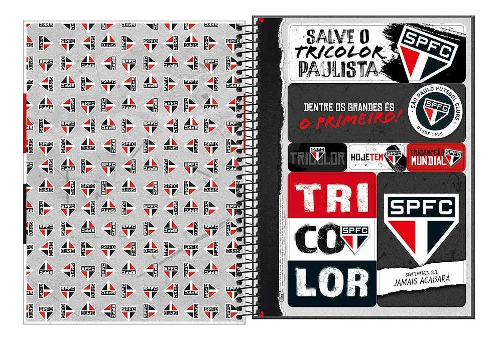 Caderno Universitário 1 Máteria São Paulo Fc - Imagem 2