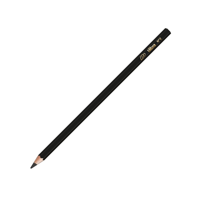 Lápis Preto Nº 2 HB D+ Tilibra
